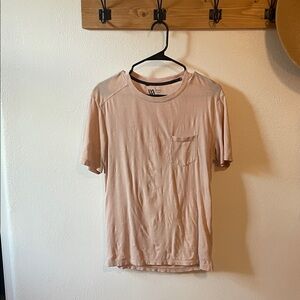 RVCA Light Peach Short Sleeve Tee
